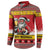 Personalized Germany Christmas Button Sweatshirt Santa Claus Merry Beermas - Wonder Print Shop