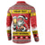 Personalized Germany Christmas Button Sweatshirt Santa Claus Merry Beermas - Wonder Print Shop