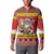 Personalized Germany Christmas Button Sweatshirt Santa Claus Merry Beermas - Wonder Print Shop