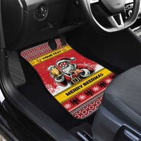 Personalized Germany Christmas Car Mats Santa Claus Merry Beermas - Wonder Print Shop