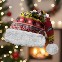 Personalized Germany Christmas Santa Hat Santa Claus Merry Beermas - Wonder Print Shop