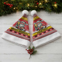Personalized Germany Christmas Santa Hat Santa Claus Merry Beermas - Wonder Print Shop