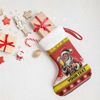 Personalized Germany Christmas Stocking Santa Claus Merry Beermas - Wonder Print Shop