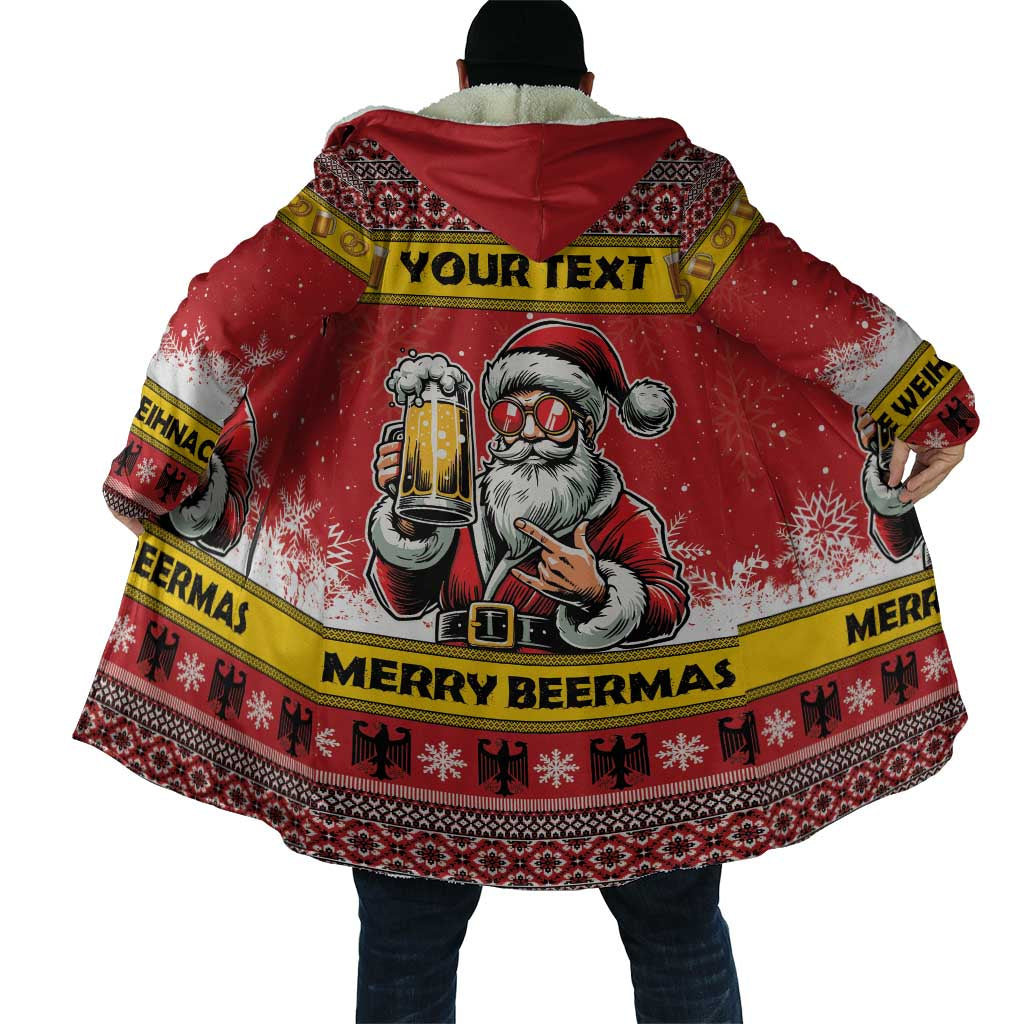 Personalized Germany Christmas Cloak Santa Claus Merry Beermas - Wonder Print Shop