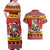Personalized Germany Christmas Couples Matching Off Shoulder Maxi Dress and Hawaiian Shirt Santa Claus Merry Beermas - Wonder Print Shop