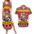Personalized Germany Christmas Couples Matching Summer Maxi Dress and Hawaiian Shirt Santa Claus Merry Beermas - Wonder Print Shop