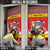 Personalized Germany Christmas Door Cover Santa Claus Merry Beermas - Wonder Print Shop