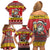 Personalized Germany Christmas Family Matching Off Shoulder Short Dress and Hawaiian Shirt Santa Claus Merry Beermas - Wonder Print Shop