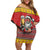 Personalized Germany Christmas Family Matching Off Shoulder Short Dress and Hawaiian Shirt Santa Claus Merry Beermas - Wonder Print Shop