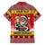 Personalized Germany Christmas Family Matching Short Sleeve Bodycon Dress and Hawaiian Shirt Santa Claus Merry Beermas - Wonder Print Shop