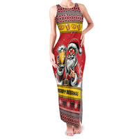Personalized Germany Christmas Family Matching Tank Maxi Dress and Hawaiian Shirt Santa Claus Merry Beermas - Wonder Print Shop