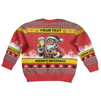 Personalized Germany Christmas Kid Ugly Christmas Sweater Santa Claus Merry Beermas - Wonder Print Shop