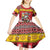 Personalized Germany Christmas Kid Short Sleeve Dress Santa Claus Merry Beermas - Wonder Print Shop