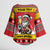 Personalized Germany Christmas Kimono Sleeve Blouse Santa Claus Merry Beermas - Wonder Print Shop