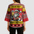 Personalized Germany Christmas Kimono Sleeve Blouse Santa Claus Merry Beermas - Wonder Print Shop