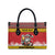 Personalized Germany Christmas Leather Bag Santa Claus Merry Beermas - Wonder Print Shop