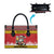 Personalized Germany Christmas Leather Bag Santa Claus Merry Beermas - Wonder Print Shop