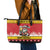Personalized Germany Christmas Leather Tote Bag Santa Claus Merry Beermas - Wonder Print Shop