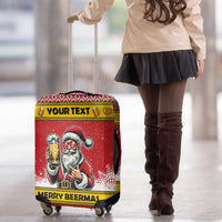 Personalized Germany Christmas Luggage Cover Santa Claus Merry Beermas - Wonder Print Shop