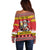 Personalized Germany Christmas Off Shoulder Sweater Santa Claus Merry Beermas - Wonder Print Shop