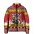 Personalized Germany Christmas Padded Jacket Santa Claus Merry Beermas - Wonder Print Shop