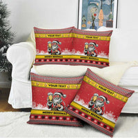 Personalized Germany Christmas Pillow Cover Santa Claus Merry Beermas - Wonder Print Shop
