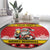 Personalized Germany Christmas Round Carpet Santa Claus Merry Beermas - Wonder Print Shop