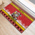 Personalized Germany Christmas Rubber Doormat Santa Claus Merry Beermas - Wonder Print Shop