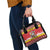 Personalized Germany Christmas Shoulder Handbag Santa Claus Merry Beermas - Wonder Print Shop