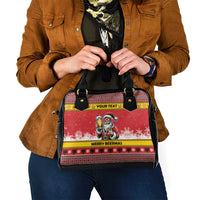Personalized Germany Christmas Shoulder Handbag Santa Claus Merry Beermas - Wonder Print Shop