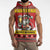 Personalized Germany Christmas Sleeveless Zip Hoodie Santa Claus Merry Beermas - Wonder Print Shop