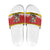 Personalized Germany Christmas Slide Sandals Santa Claus Merry Beermas - Wonder Print Shop