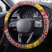 Germany Christmas Steering Wheel Cover Santa Claus Merry Beermas - Wonder Print Shop