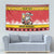 Personalized Germany Christmas Tapestry Santa Claus Merry Beermas - Wonder Print Shop