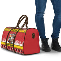Personalized Germany Christmas Travel Bag Santa Claus Merry Beermas - Wonder Print Shop