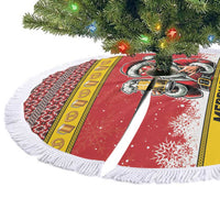 Germany Christmas Tree Skirt Santa Claus Merry Beermas - Wonder Print Shop