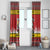 Personalized Germany Christmas Window Curtain Santa Claus Merry Beermas - Wonder Print Shop