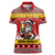 Personalized Germany Christmas Women Polo Shirt Santa Claus Merry Beermas - Wonder Print Shop