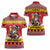 Personalized Germany Christmas Women Polo Shirt Santa Claus Merry Beermas - Wonder Print Shop