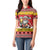 Personalized Germany Christmas Women Polo Shirt Santa Claus Merry Beermas - Wonder Print Shop