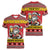 Personalized Germany Christmas Women V-Neck T-Shirt Santa Claus Merry Beermas - Wonder Print Shop