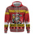 Personalized Germany Christmas Zip Hoodie Santa Claus Merry Beermas - Wonder Print Shop