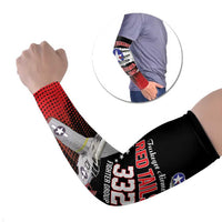 Tuskegee Airmen Red Tails Arm Sleeves 332nd Fighter Group WWII Tribute Black Style - Wonder Print Shop