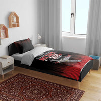 Tuskegee Airmen Red Tails Bedding Set 332nd Fighter Group WWII Tribute Black Style - Wonder Print Shop