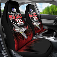 Tuskegee Airmen Red Tails Car Seat Cover 332nd Fighter Group WWII Tribute Black Style - Wonder Print Shop