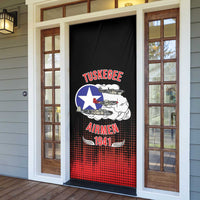 Tuskegee Airmen Red Tails Door Cover 332nd Fighter Group WWII Tribute Black Style - Wonder Print Shop