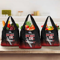 Tuskegee Airmen Red Tails Grocery Bag 332nd Fighter Group WWII Tribute Black Style - Wonder Print Shop