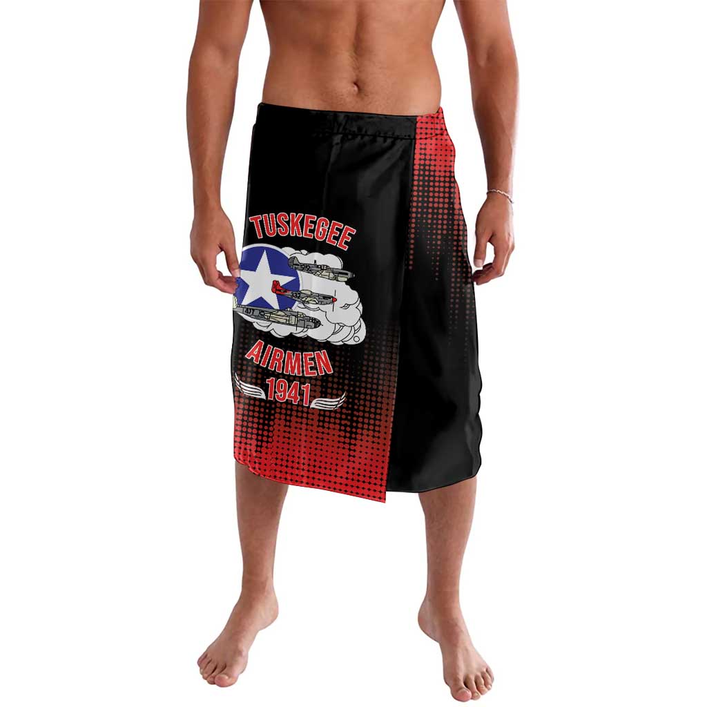 Tuskegee Airmen Red Tails Lavalava 332nd Fighter Group WWII Tribute Black Style - Wonder Print Shop