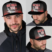 Tuskegee Airmen Red Tails Mesh Trucker Cap 332nd Fighter Group WWII Tribute Black Style - Wonder Print Shop