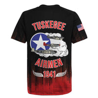 Tuskegee Airmen Red Tails Rugby Jersey 332nd Fighter Group WWII Tribute Black Style - Wonder Print Shop